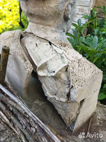 Бюст Ленина гипс