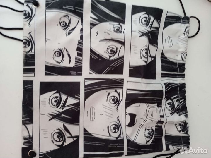 Рюкзак и мешок для обуви школьный аниме