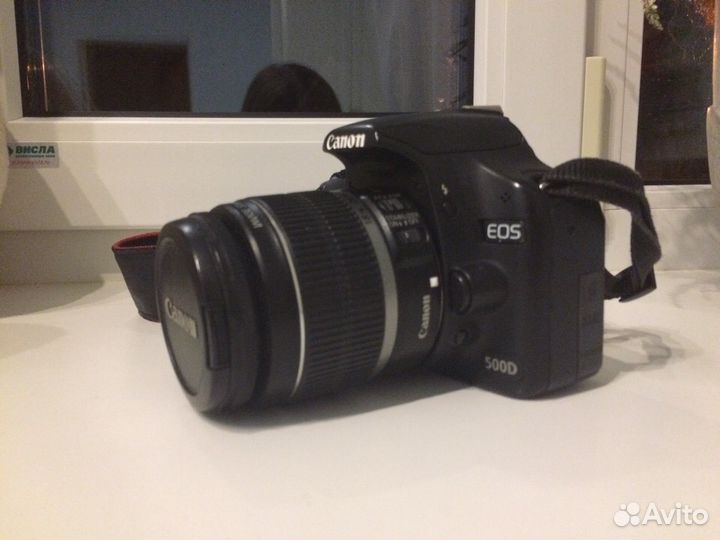 Canon 500 D c объективом