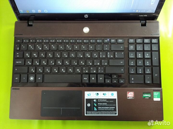 Ноутбук HP 4525s на SSD + HDD