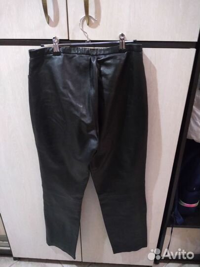 Брюки кожаные женские