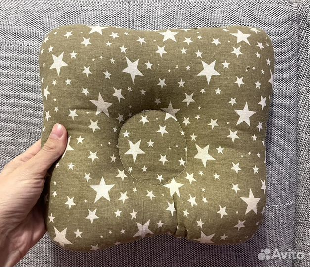 Ортопедическая подушка для новорожденных бабочка