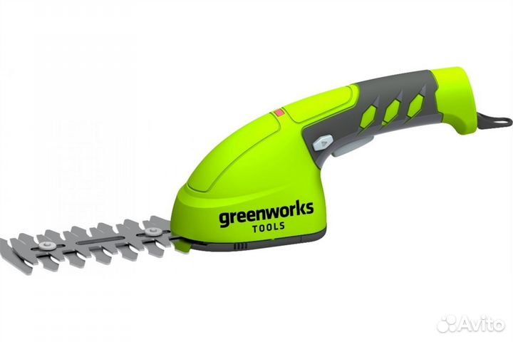 Аккумуляторные ножницы Greenworks G7.2HS с акб 2 А