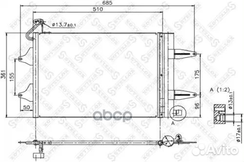 NS94628SA5007VL817686 6Q0820411E радиатор