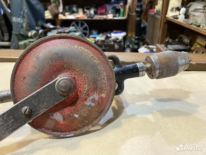 Антикварная дрель, США, 1920е года