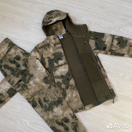 Тактический костюм Softshell demi tactical Мох