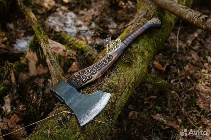Кованый топор ручной работы Туристический