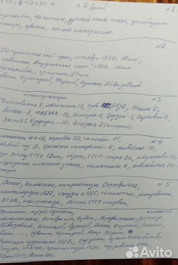 Почтовые марки СССР