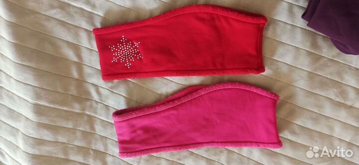 Полоска на голову и чехлы для коньков