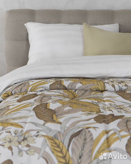 Покрывало Доминик янтарный новое плед на кровать