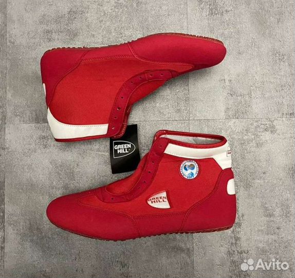 Борцовки Green Hill Red Грин Хилл красный