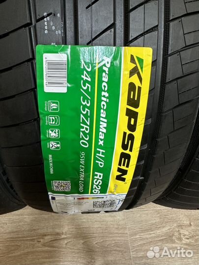 Kapsen RS26 Practical Max HP 245/35 R20 и 275/30 R20 104ZR