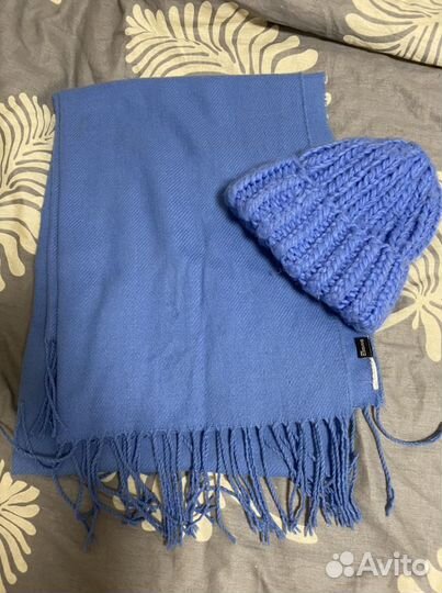 Женский шарф и шапка