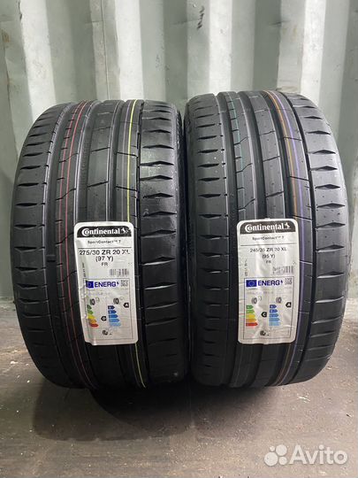 Continental ContiSportContact 7 245/35 R20 и 275/30 R20 97Y