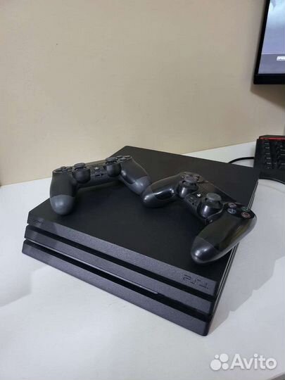 Sony PS4 Pro 1tb 2 джой + 140 игр