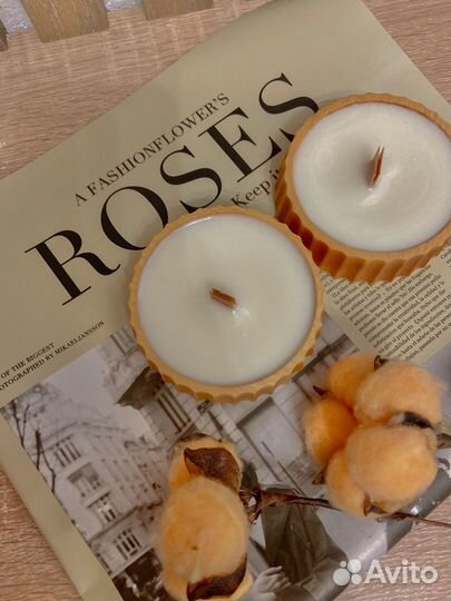 Ароматическая свеча ручной работы