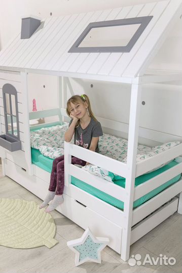 Кровать домик для детей