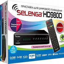 Тв приставка selenga hd980d