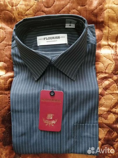 Рубашка для мальчика 128 новая
