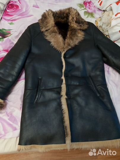 Дубленка натуральная мужская 50 52