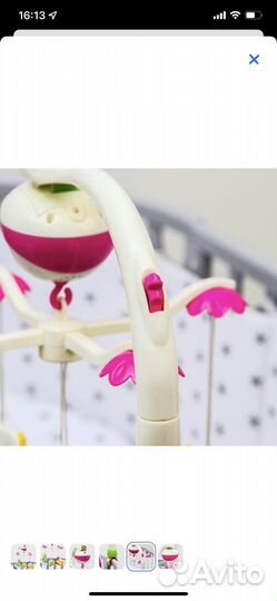 Музыкальный мобиль на кроватку