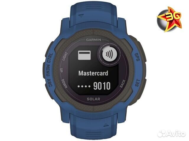 Часы Garmin Instinct 2 Solar Tidal Blue 010-02627