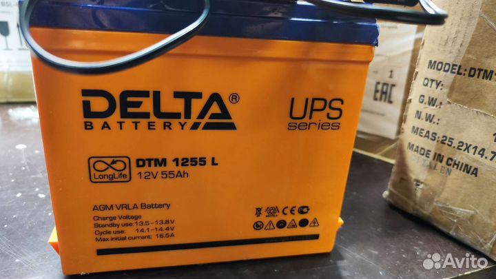 Аккумулятор delta dtm 1255L