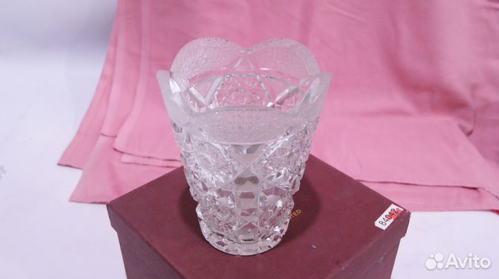 Вазы хрустальные разные СССР/ГДР/Bohemia