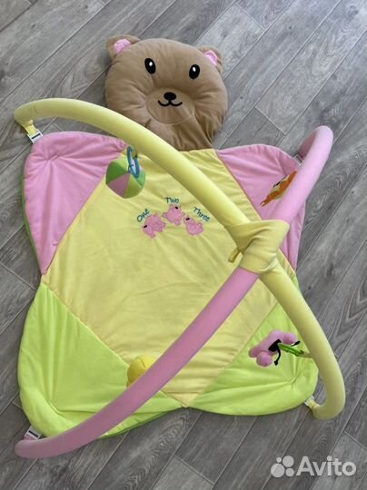 Детский коврик мишка