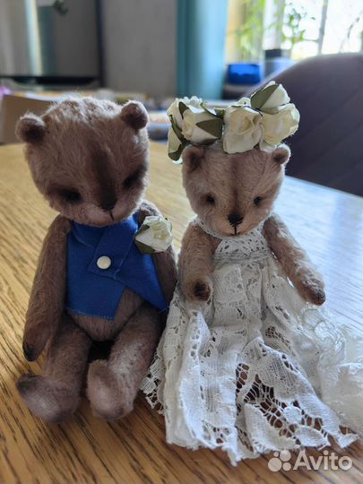Два медвежонка ручной работы