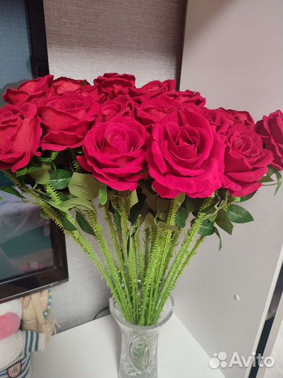 Искусственные цветы розы