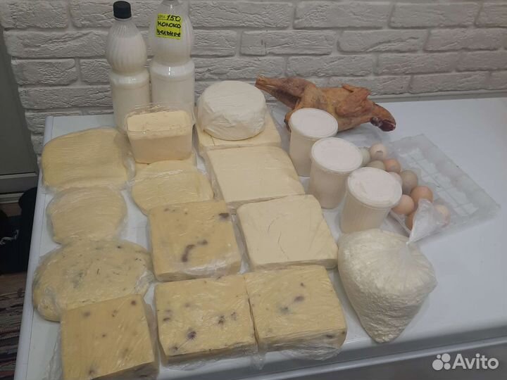 Молоко Творог Сливки Сыр козий масло