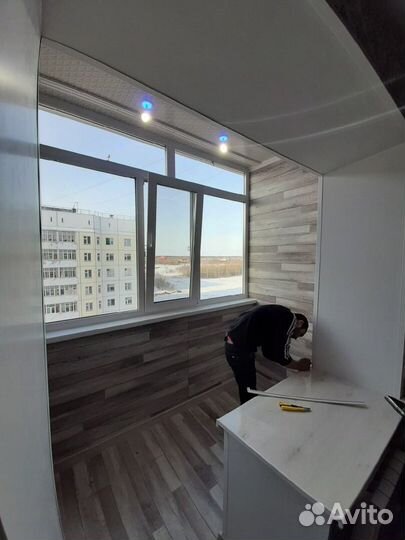 Отделка балконов и лоджий, Утепление и Обшивка