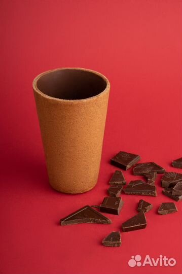 Стаканы съедобные для горячих и холодных напитков