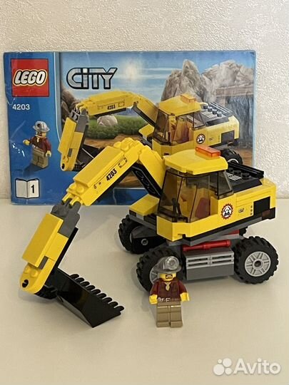 Конструктор lego City Шахта+наборы:4204+4203+4202