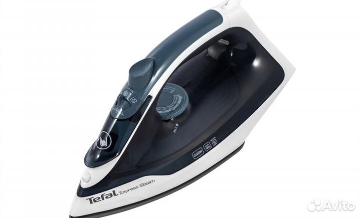 Утюг Tefal FV2839 Express Steam, синий/белый