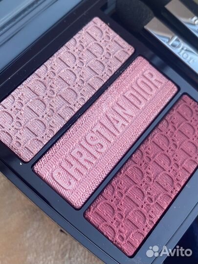 Dior тени 3 couleurs 853 rosy canvas