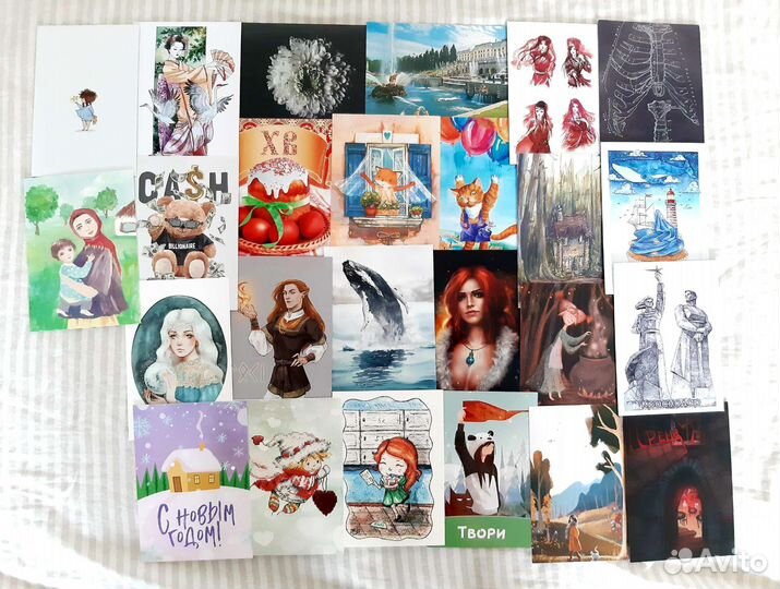 Почтовые открытки новые