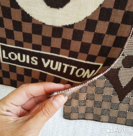 Шарф коричневый Луи Витон Louis Vuitton