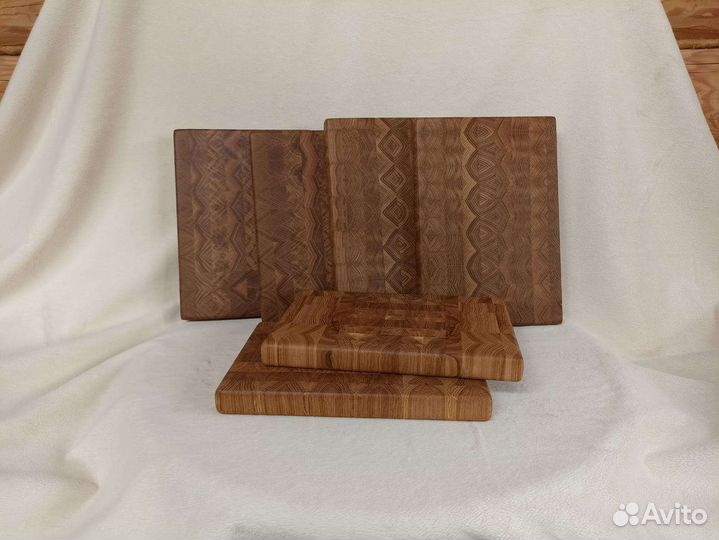 Торцевая разделочная доска из дуба