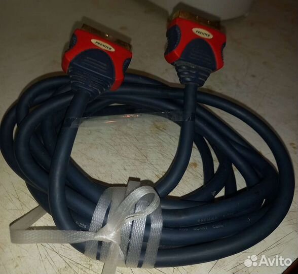 Кабель scart полный профессиональный 5 метров