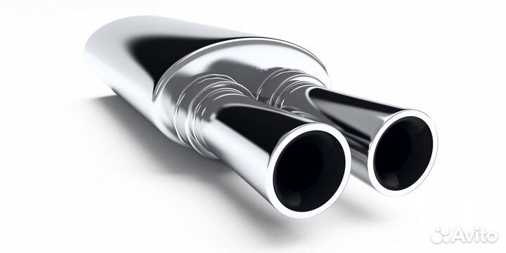 Ремонт глушителя, замена катализаторов, гофр