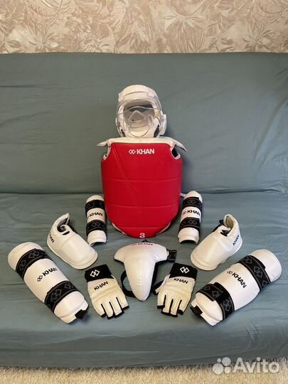 Комплект защиты для тхэквондо khan размер 3 (L)