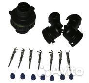 Разъем 7 контактов байонет (вилка) L-образная задн