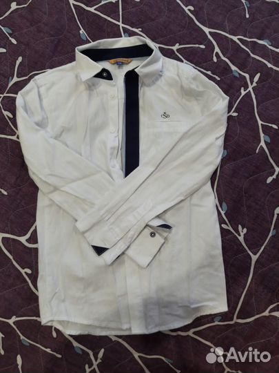 Рубашка для мальчика 122 128