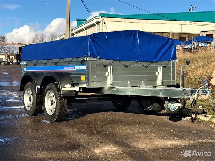 Прицеп двухосный 2,5х1,56х0,8 Кремень