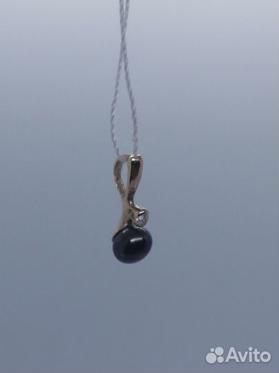 Подвеска с синтетическим камнем Золото