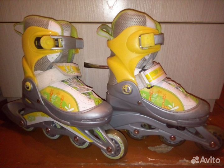 Роликовые коньки детские раздвижные