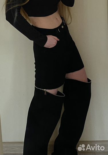 Джинсы широкие