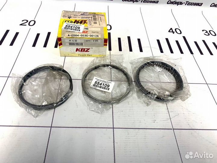 Кольца поршневые toyota (4y+0.5) 130137601371